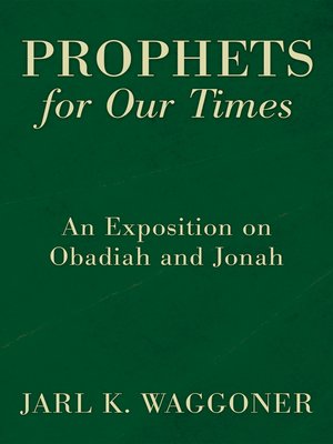 cover image of Prophets for Our Time